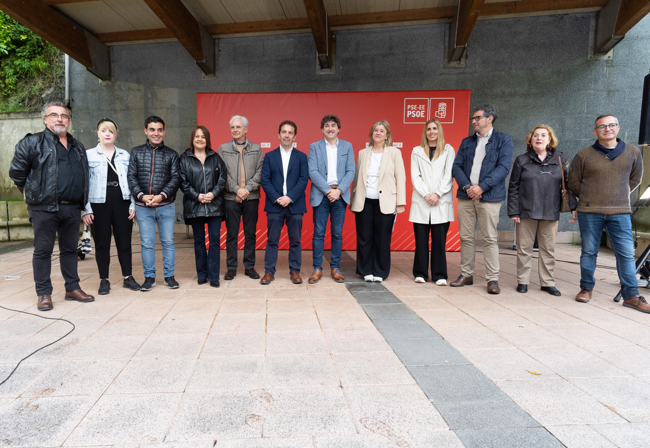 Txitxo Abascal. Presentación candidatura socialista Ermua