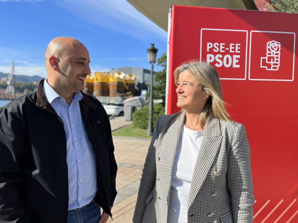 Teresa Laespada. Presentación del candidato a la Alcaldía de Erandio, Jorge González