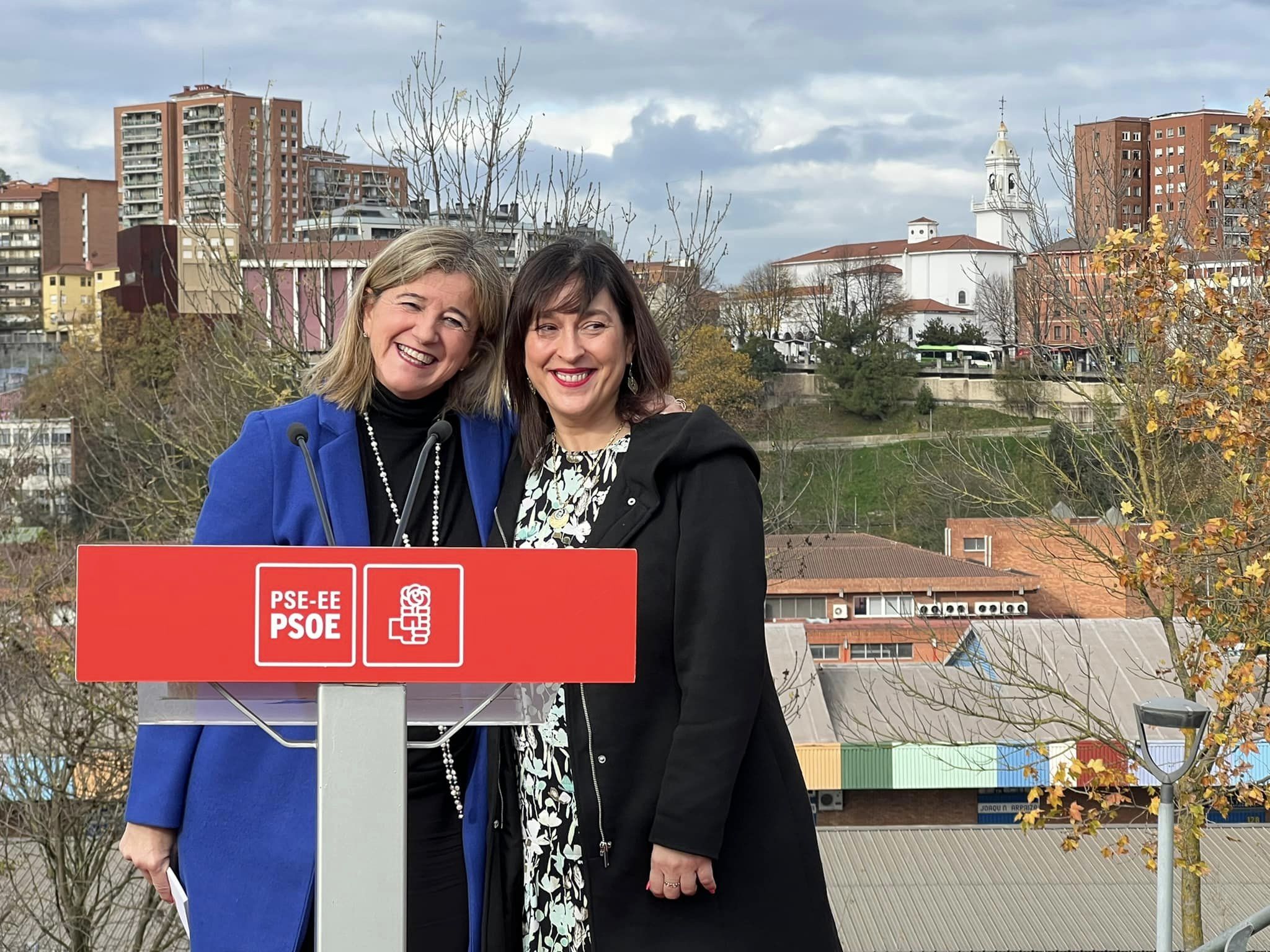 Isabel Cadaval. Presentación como candidata a la Alcaldía de Basauri