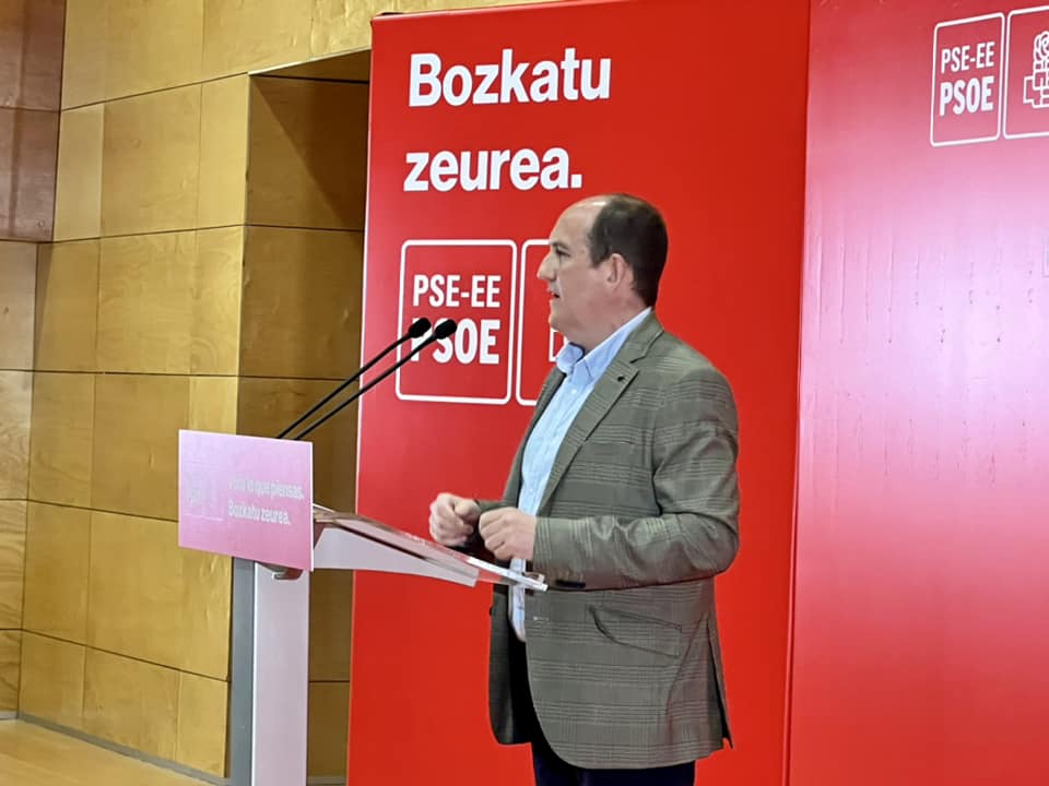 Carlos Fernández. Acto político en Barakaldo