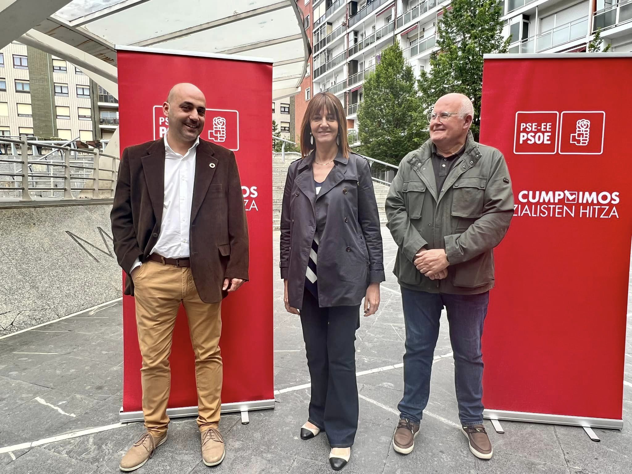 Idoia Mendia. Reparto electoral en Erandio