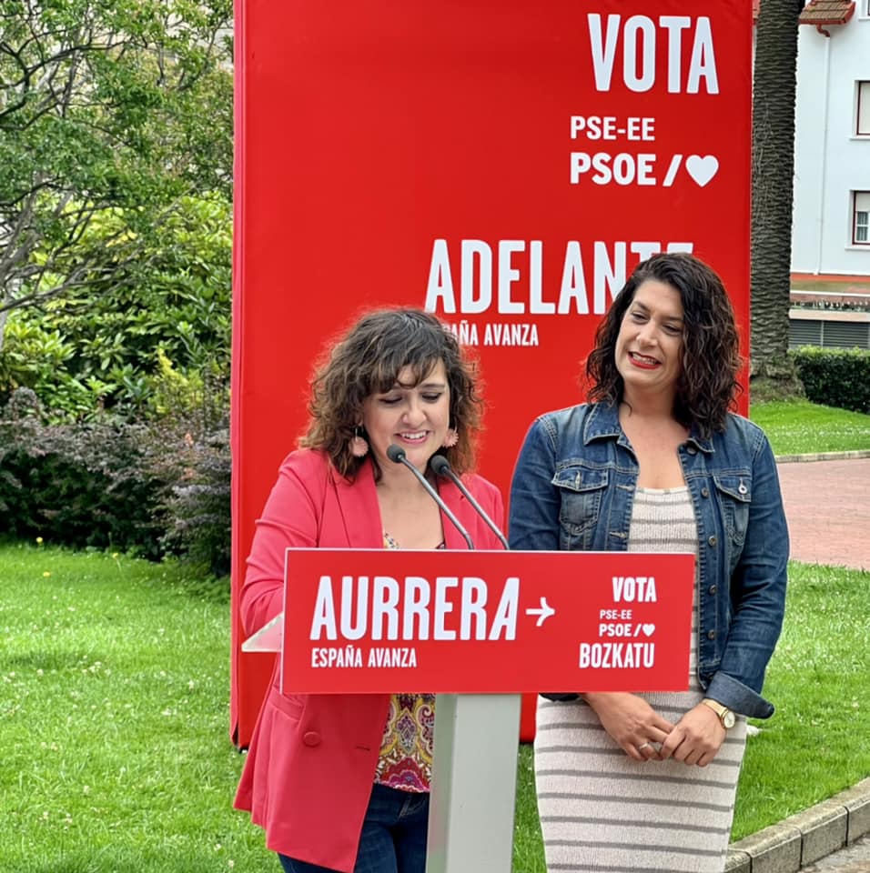 1 María Guijarro. Acto político en Santurtzi 23J