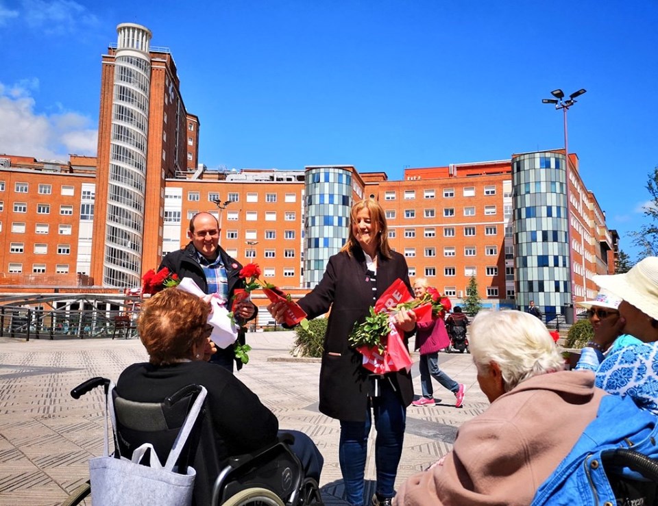 Acto político en Barakaldo. Teresa Laespada (2)