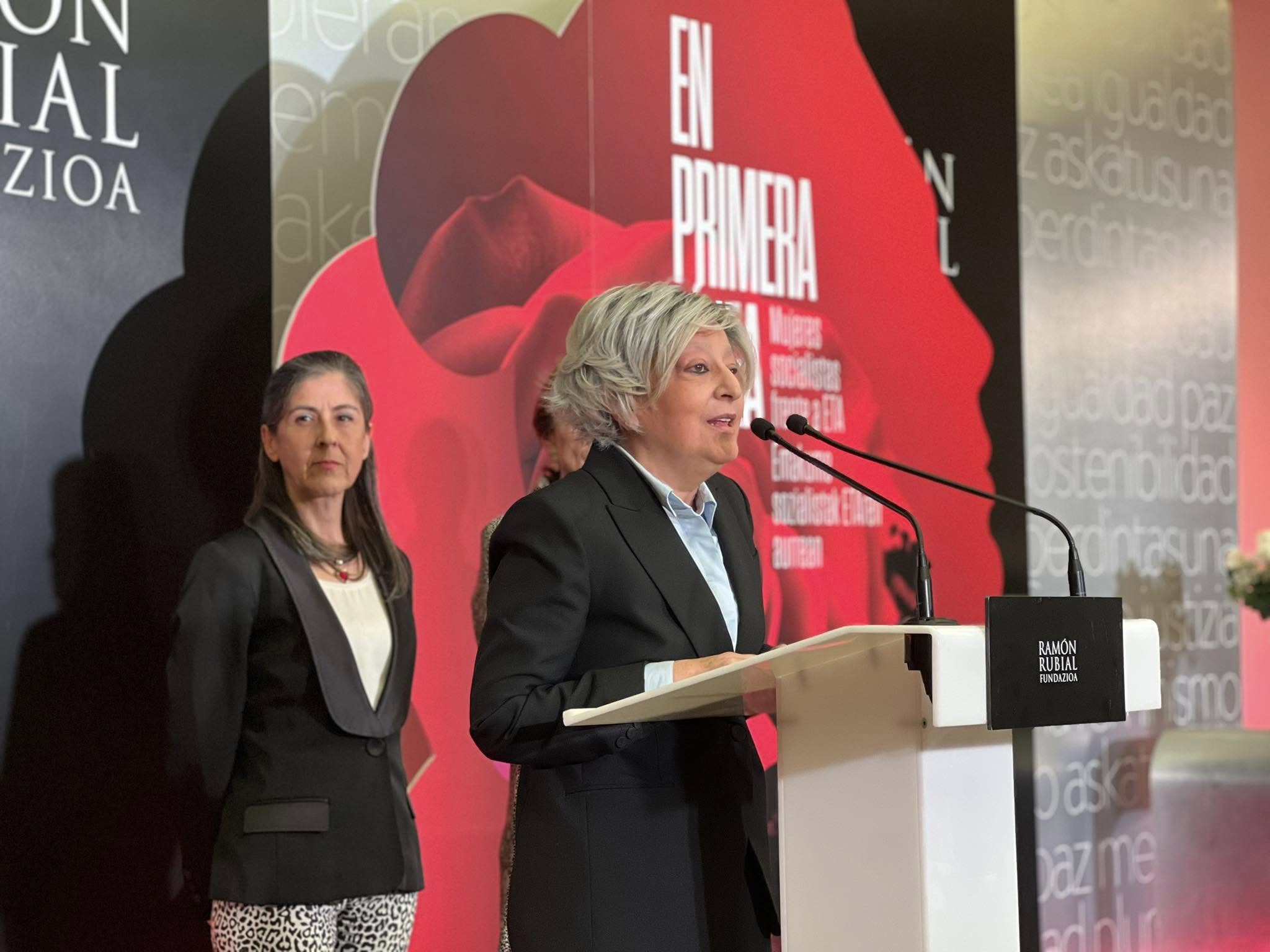Marian Muñoz. Mujeres frente a ETA. Homenaje de la Fundación Ramón Rubial