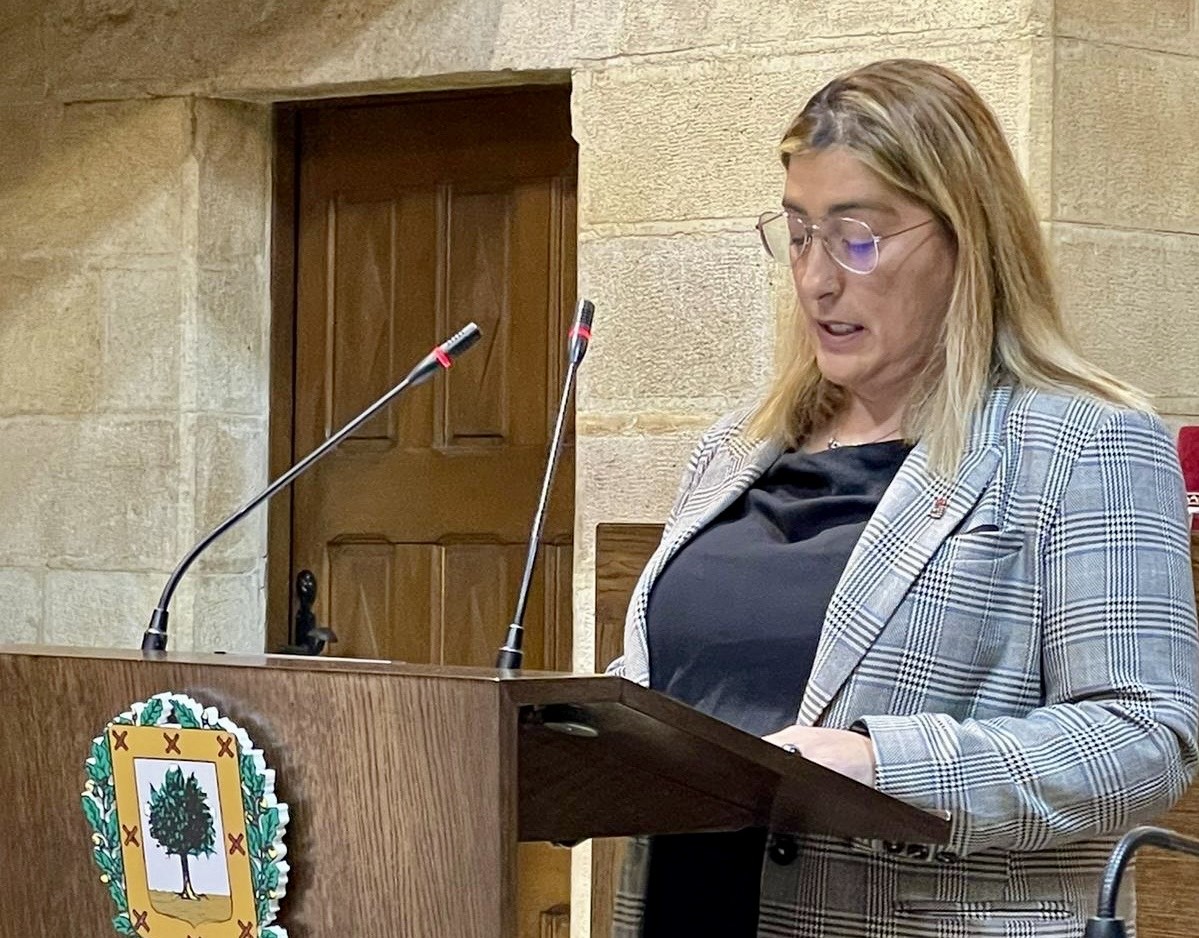 Amaia Rebollo - Intervención en las JJGG - Pleno de marzo sobre el sector primario