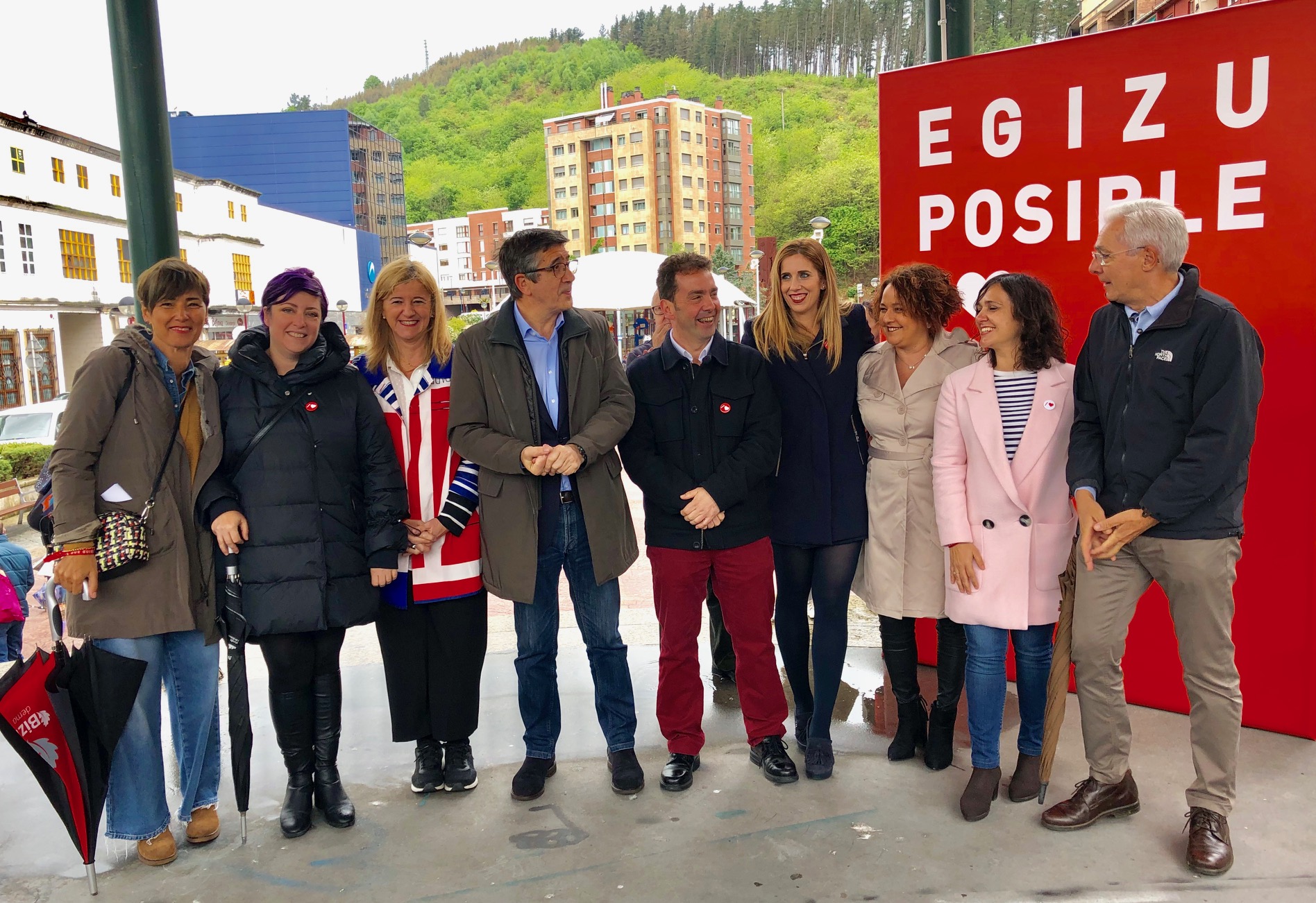 Teresa Laespada, acto político en Ermua