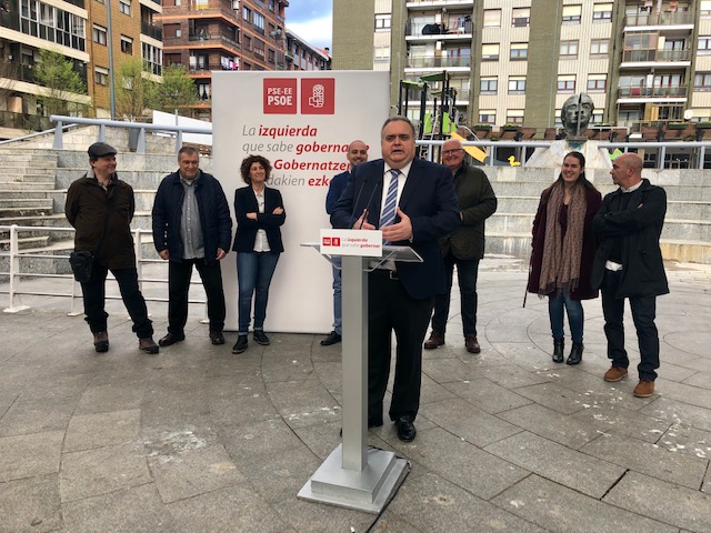 Txema Oleaga, presentación candidatura Erandio