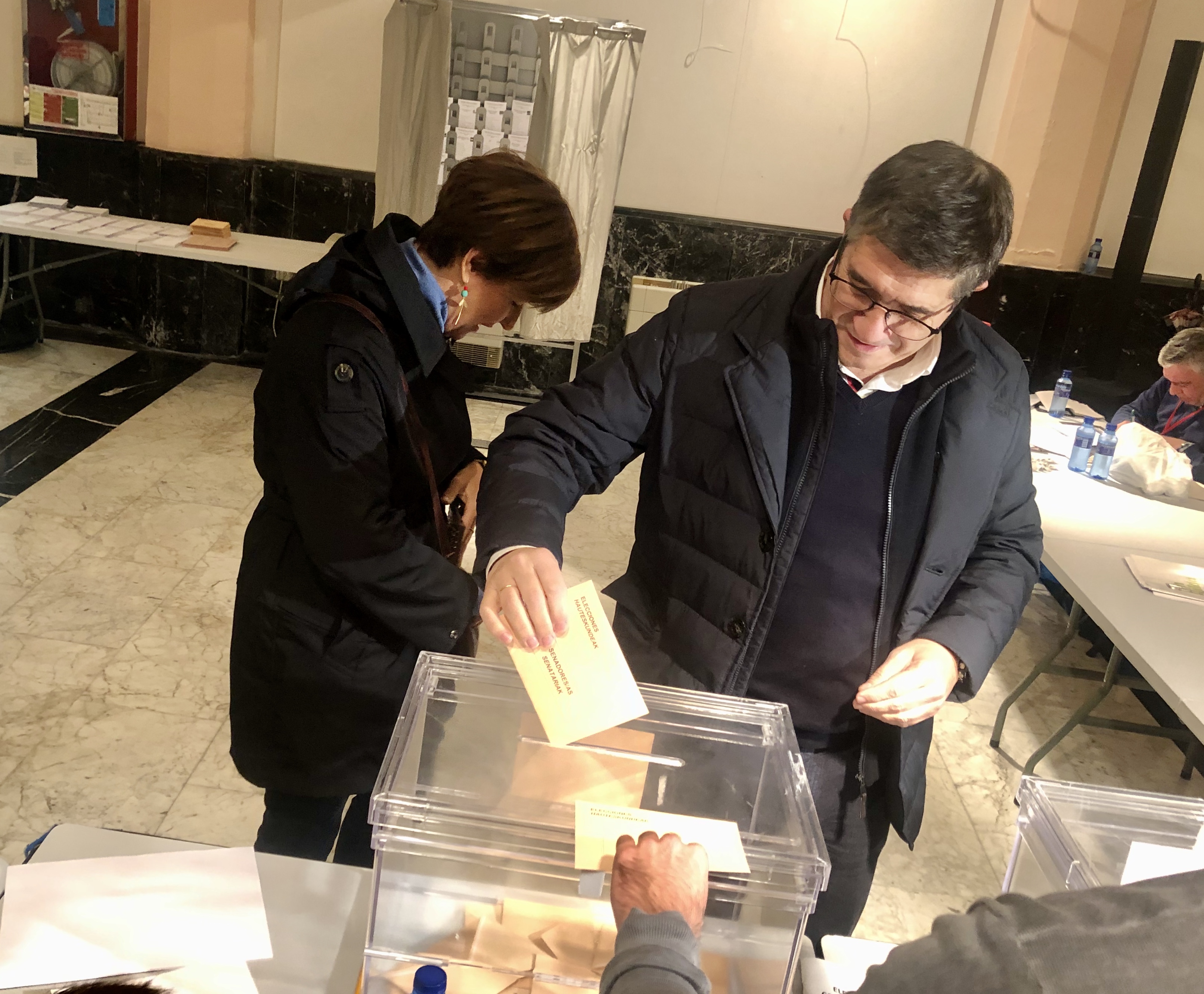 Votación Patxi López 10N