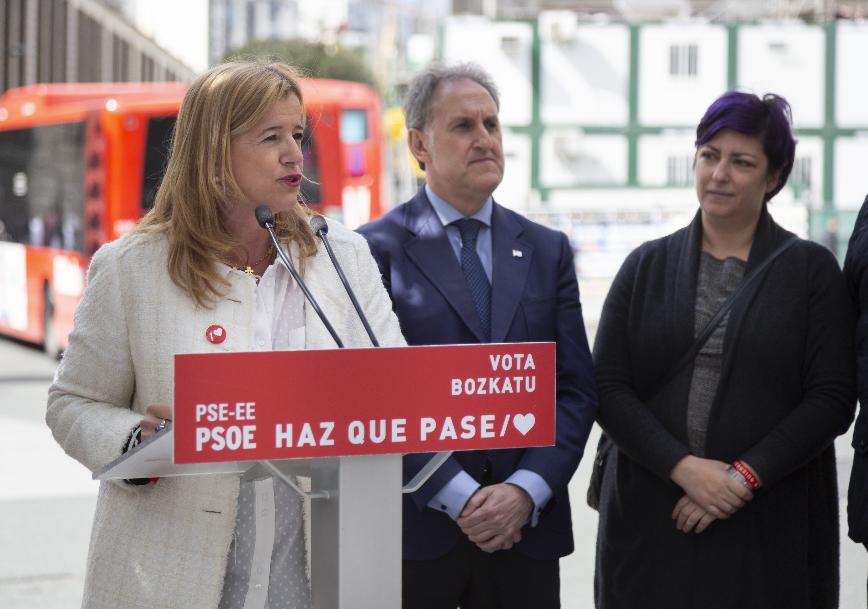 Teresa Laespada, acto político en Bilbao