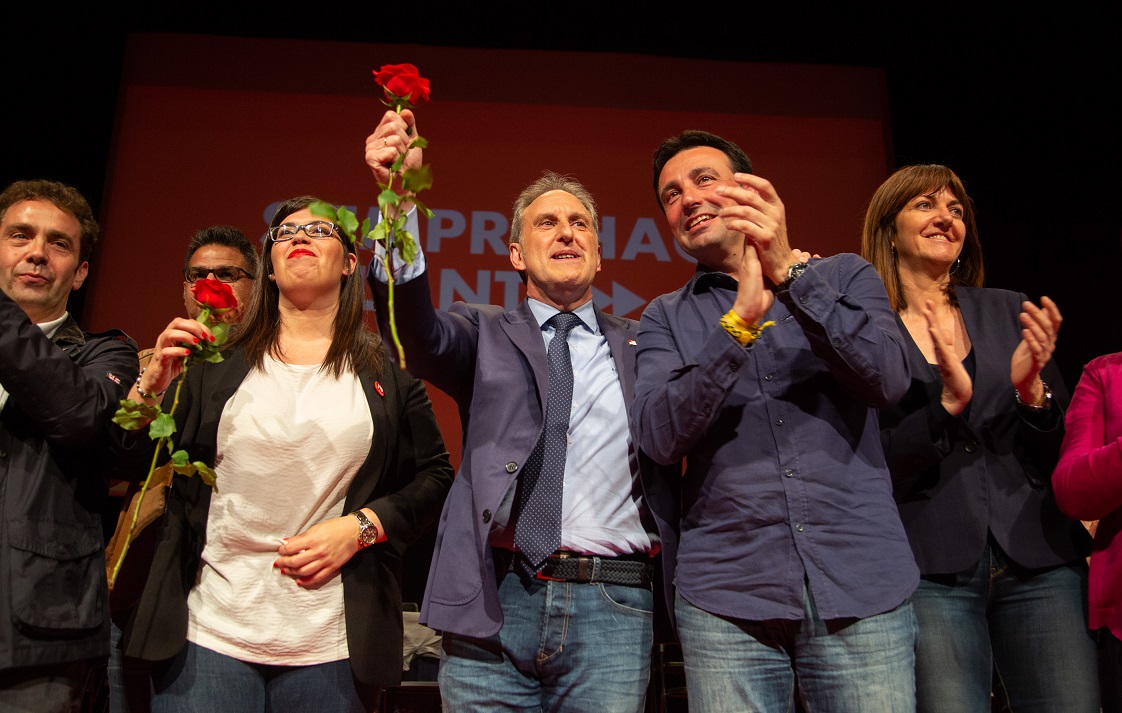 Alfonso Gil, acto Teatro Campos en Bilbao