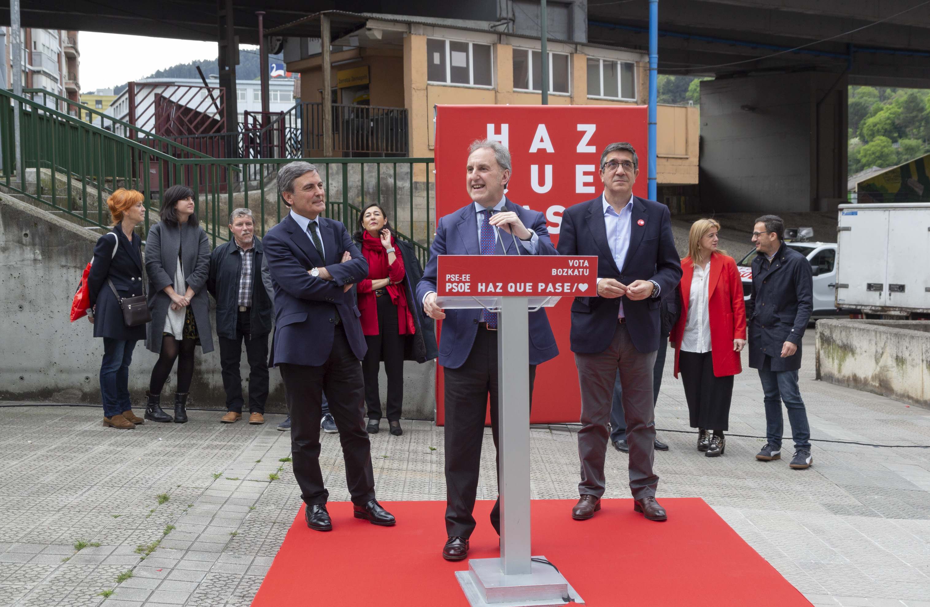 Alfonso Gil, acto político en Zorroza