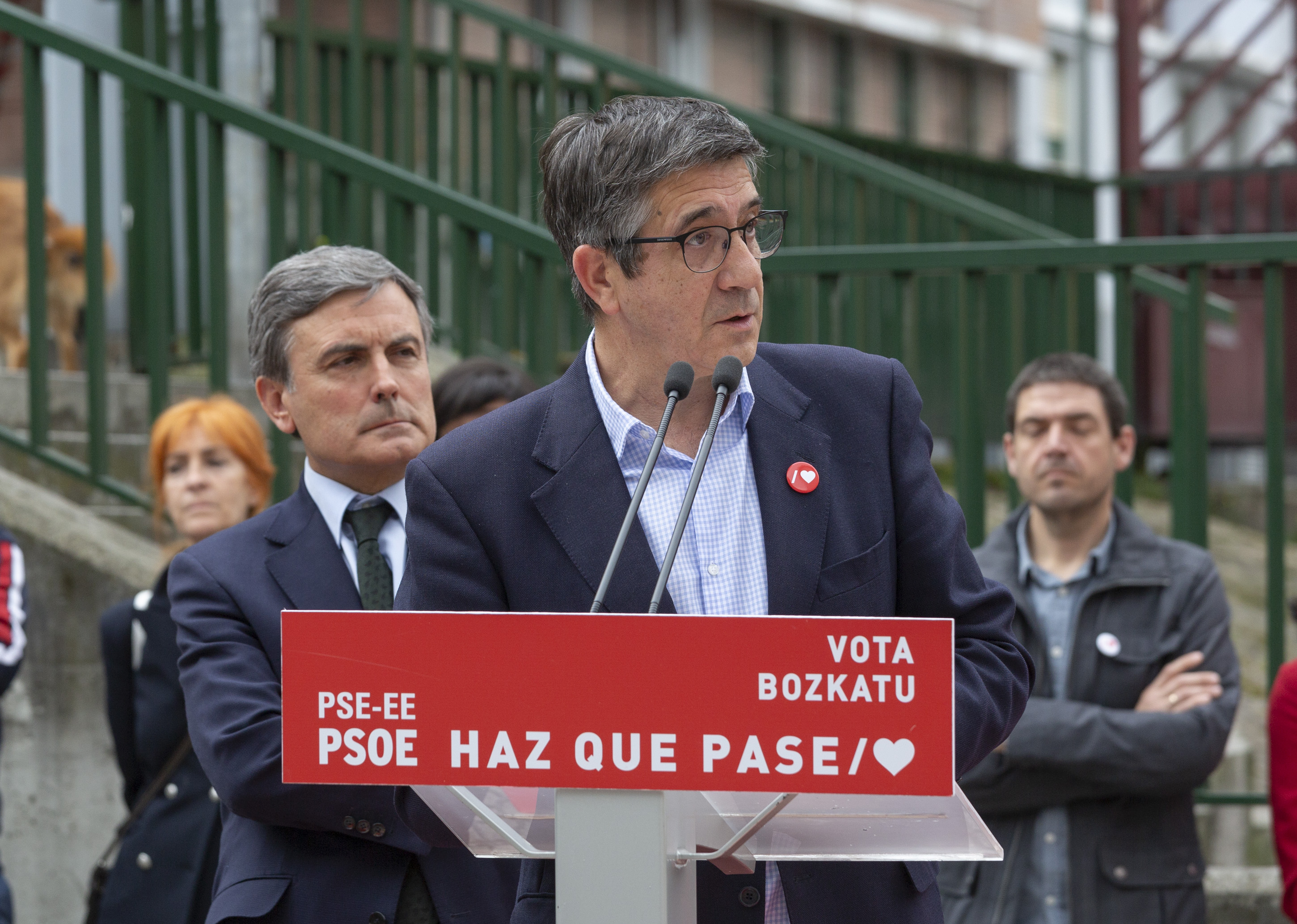 Patxi López, acto político en Zorroza